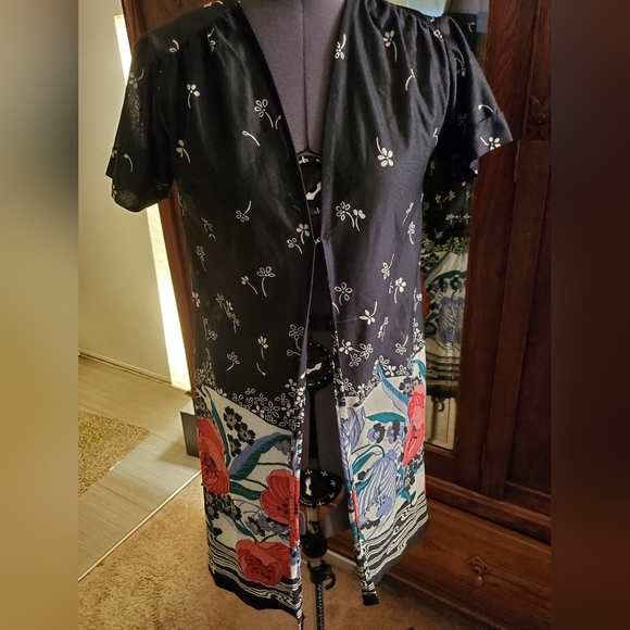 Vintage Lightweight Sheer Open Shawl Cardigan - Picture 2 of 7